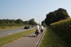 Ejemplo de carril bici en Holanda